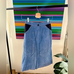 Faux suede pencil skirt from Dick Veit